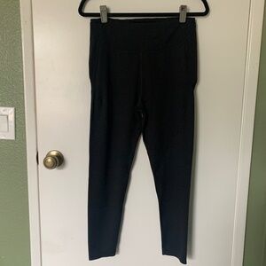 VS Black Leggings Side Pockets Hidden Back Pocket Plus Size